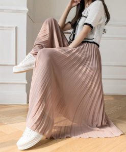 New Stylish Pleated Skirt Pants