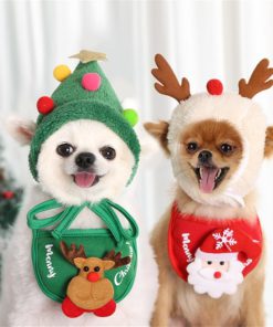 Pet Santa Christmas Hat Outfit