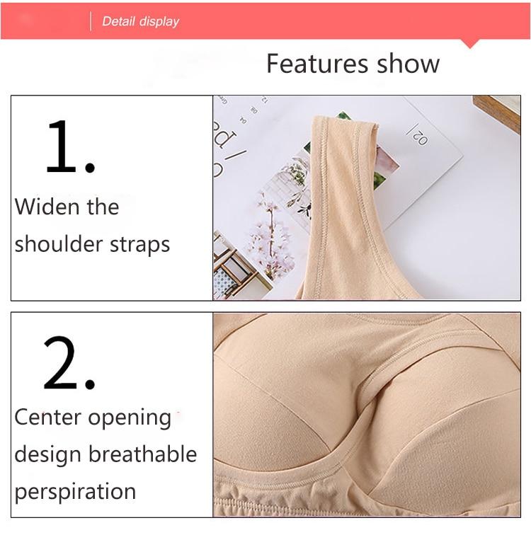 Plus Size Seamless Push Up Breathable Bra