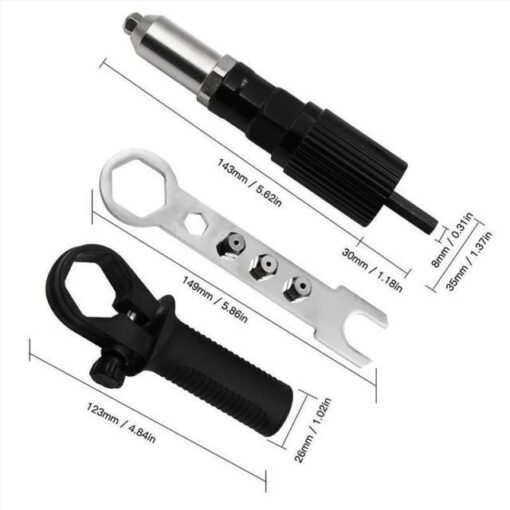 Professional Rivet Gun Adapter Kit