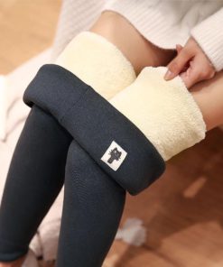 Warm Leggings High Waist Skinny Pants