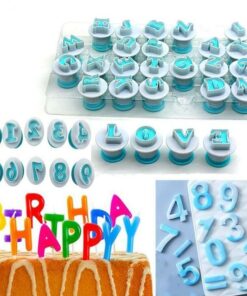 Alphabet Fondant Plunger Cutter