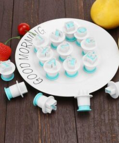 Alphabet Fondant Plunger Cutter