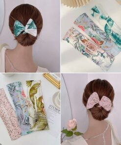 Diamond Glitter Deft Bun Twisting Bow