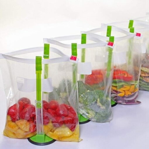 2PCS Baggy Rack Food Bag Holder