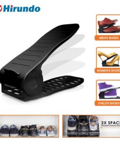 Hirundo Adjustable Shoe Rack Space Saver