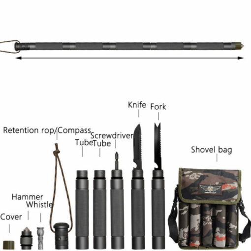 Multifunctional Tactical Walking Staff