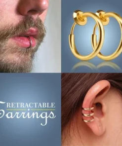 Non-Piercing Septum Earrings Hoop