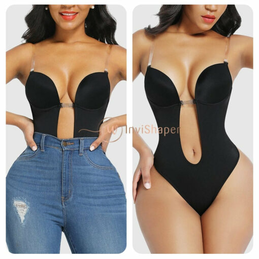 PLUNGE BACKLESS BODY SHAPER BRA - Image 2