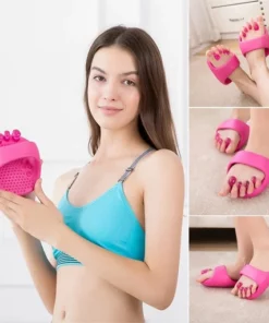 Contour Enhancing Half Palm Massage Slippers