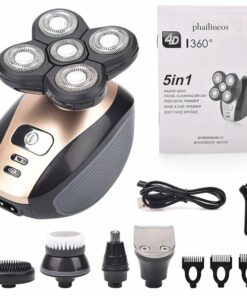 5 In 1 5D Electric Rotary Shaver