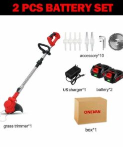 Cordless Lawnmower With Sx2 Battery And Charger