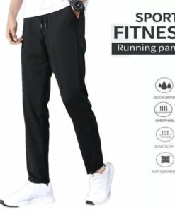 Ice Silk Fitness Running Stretch Pant