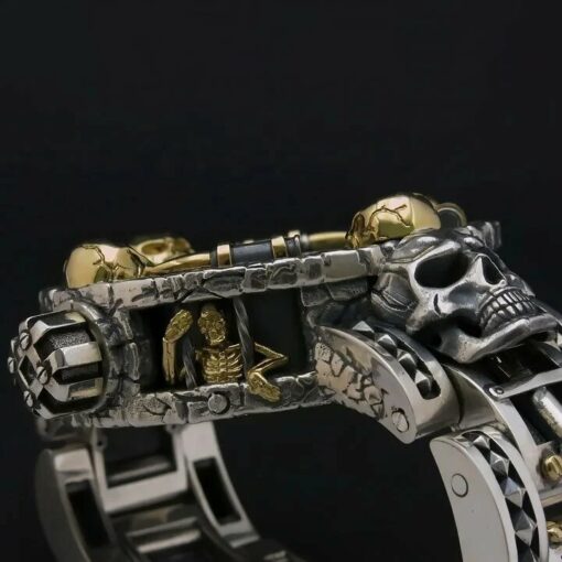 Mysterious Forbidden Bullet Skull Wrist Watch