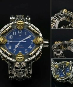 Mysterious Forbidden Bullet Skull Wrist Watch