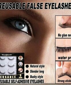 Self-Adhesive Smooth False Eyelashes