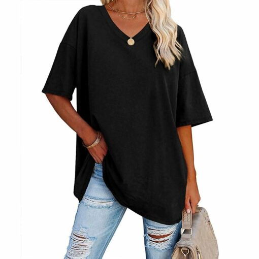 Womens Oversized Loose T-Shirt - Image 14