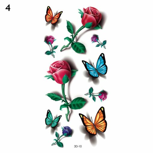 Trendy 3D Tattoo Stickers 50 PCS - Image 18