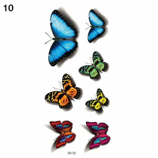 Trendy 3D Tattoo Stickers 50 PCS - Image 6