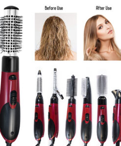 7 In 1 Ceramic Hair Dryer Rotating Curling Iron Brush