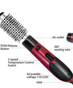 7 In 1 Ceramic Hair Dryer Rotating Curling Iron Brush