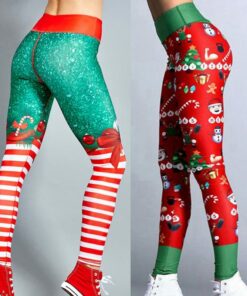 Christmas Leggings Holiday Workout Yoga Pants