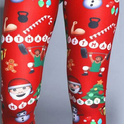 Christmas Leggings Holiday Workout Yoga Pants - Image 4