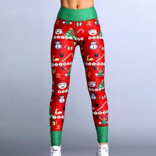 Christmas Leggings Holiday Workout Yoga Pants