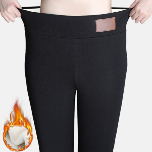 Warm Tight Cashmere Thick Pants for Winter