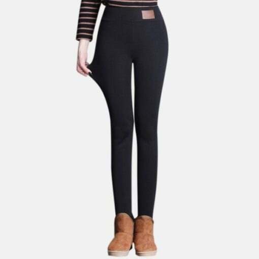 Warm Tight Cashmere Thick Pants for Winter