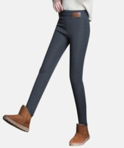 Warm Tight Cashmere Thick Pants for Winter