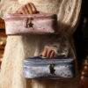 Large Capacity Velvet Cosmetic Bag