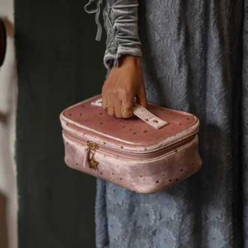 Large Capacity Velvet Cosmetic Bag - Image 8