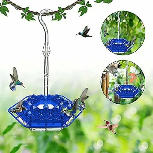 Marys Hummingbird Feeder With Perch And Built-in Ant Moat