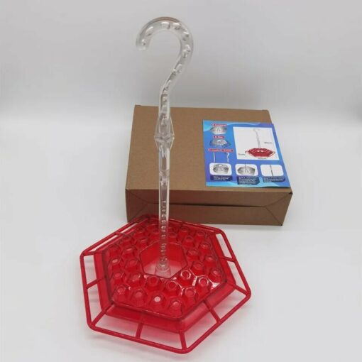 Marys Hummingbird Feeder With Perch And Built-in Ant Moat