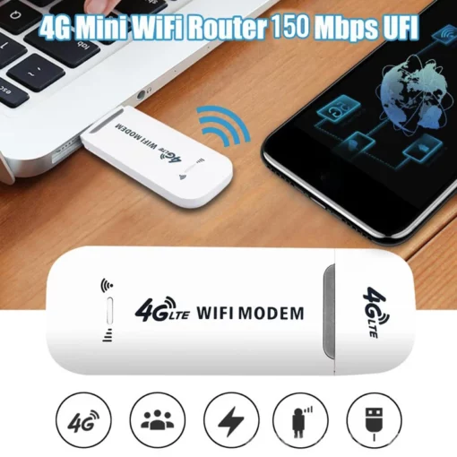 4G LTE ROUTER WIRELESS USB MOBILE BROADBAND 150MBPS WIRELESS NETWORK CARD ADAPTER - Image 3