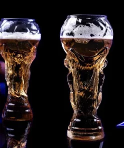 CUSTOM 2022 WORLD CUP BEER GLASS WITH NATIONAL FLAG