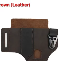 Cowhide Leather Owl Buckle Tactical Multifunctional Belt Cover