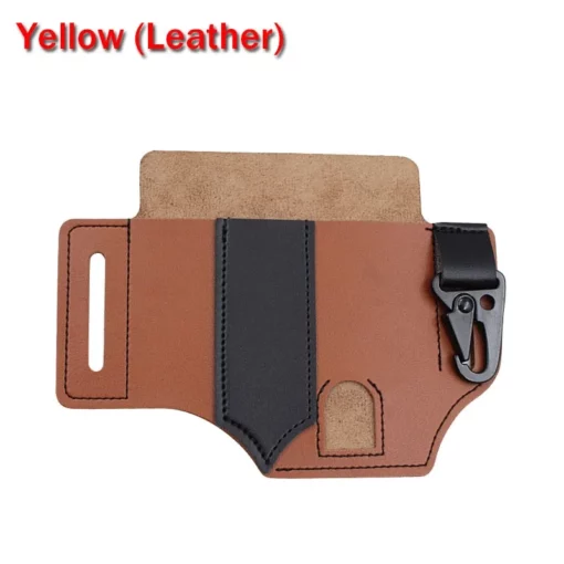 Cowhide Leather Owl Buckle Tactical Multifunctional Belt Cover - Image 5