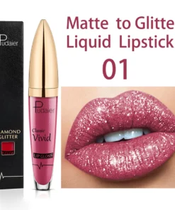 Diamond Lip Gloss Matte To Glitter Liquid Lipstick Waterproof