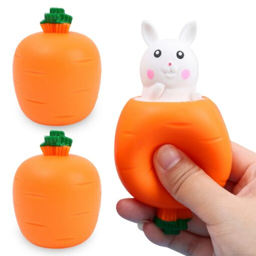 Squeeze Toy Carrot Doll