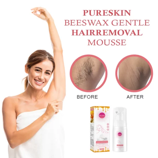 PureSkin Beeswax Gentle HairRemoval Mousse - Image 4