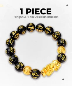 FengShui Pi Xiu Obsidian Bracelet