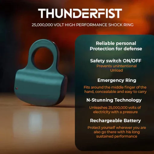 25000000 Volt High Performance Stun Ring - Image 5