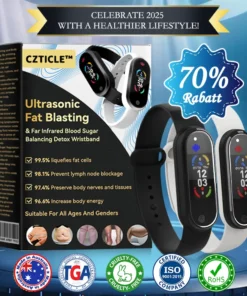 CZTICLE™ Ultrasonic Fat Blasting & Far Infrared Blood Sugar Balancing Detox Wristband